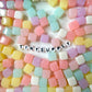 10MM Solid Jelly Colored Cube Spacer Beads (2mm hole)