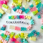 10MM x 16MM Solid Colored Pastel Gummy Bear Beads with Vertical Hole
