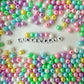 8MM Pastel Mermaid Acrylic Round Ball Beads