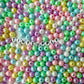 8MM Pastel Mermaid Acrylic Round Ball Beads