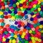 10MM Colorful Flower Themed Polymer Clay Beads