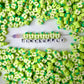 10MM Green Apple, Fruit Themed Polymer Clay Beads