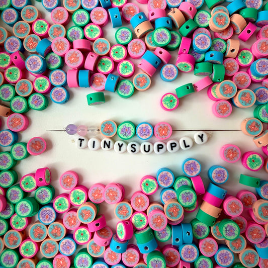 10MM Colorful Butterflies, Animal/Insect Polymer Clay Beads