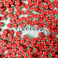 10MM Whole Red Apple Fruit Themed Polymer Clay Beads