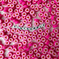 10MM Pink/Red Heart, Valentine's Day Themed Polymer Clay Beads