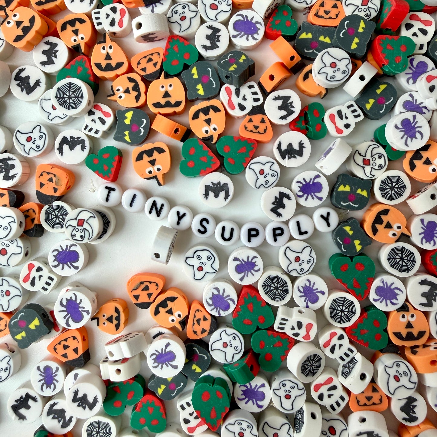 10MM Halloween Themed Polymer Clay Bead Mixes