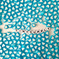8MM Light Blue Acrylic Heart w/White Middle Spacer Beads with Vertical Hole