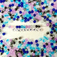 6MM Galaxy Mixed Color Transparent Clear Iridescent Acrylic Beads
