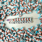 10MM Blue/Pink Rainbow Themed Polymer Clay Beads
