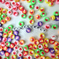 9MM Colorful Mushroom, Vegetable Themed Polymer Clay Beads