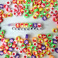 9MM Colorful Mushroom, Vegetable Themed Polymer Clay Beads