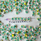 10MM Christmas Tree Themed Polymer Clay Beads