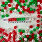 9MM Christmas Themed Pony Beads