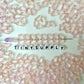 15MM Clear Pink Butterfly Speckled Colored Glass Beads