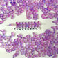 15MM Purple Pink Butterfly Speckled Glass Beads