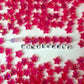 10MM AB Rose Pink Transparent Acrylic Star Spacer Beads