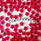 10MM AB Rose Pink Transparent Acrylic Star Spacer Beads