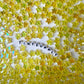10MM AB Yellow Transparent Acrylic Star Spacer Beads