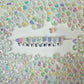 8MM Clear White Transparent Acrylic Spacer Beads
