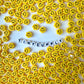 10MM Yellow Cloud Happy Face Acrylic Beads