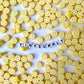10MM Lemon Slice, Fruit Themed Polymer Clay Beads