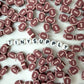 10MM American Football, Sports Themed Polymer Clay Beads