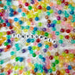 6MM/8MM AB Mixed Color Transparent Acrylic Beads