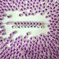 7MM Translucent Bead Colored Heart Acrylic Flat Round Beads