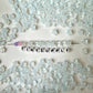 8.5MM Light Blue Colored Glass Star Beads A02