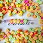 10MM Mixed Citrus Fruit Themed Polymer Clay Beads