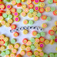 10MM Mixed Citrus Fruit Themed Polymer Clay Beads
