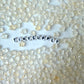 8.5MM Clear Gold Specks Colored Glass Star Beads (F03)