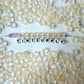 8.5MM Clear Gold Specks Colored Glass Star Beads (F03)