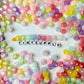 9MM AB Jelly Colored Acrylic Flat Round Bead