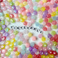 9MM AB Jelly Colored Acrylic Flat Round Bead