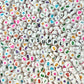 7MM Colorful Mix Ampersand Asterisk, Plus, Minus, Dollar Symbol Beads