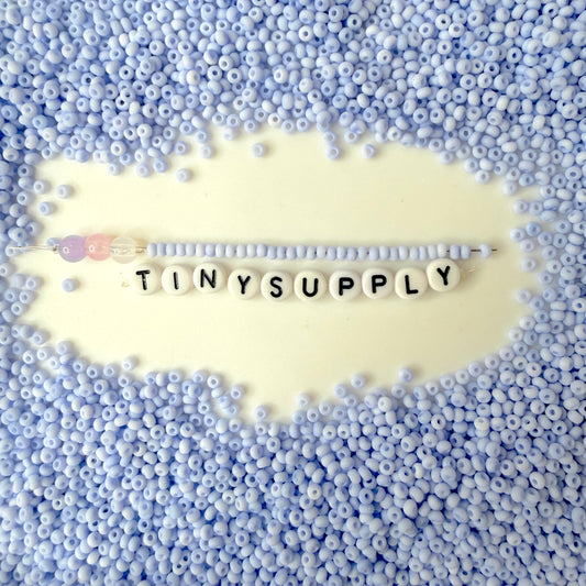 3MM Frosted Lavender 8/0 Glass Seed Beads (S048-001) D41-04