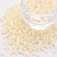 3MM Frosted Beige 8/0 Glass Seed Beads (S048-16) D41-14