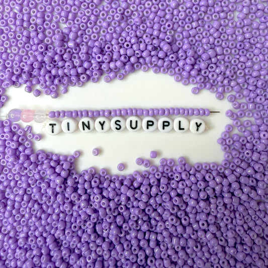 3MM Light Purple 8/0 Glass Seed Beads (S036-08) D41-08
