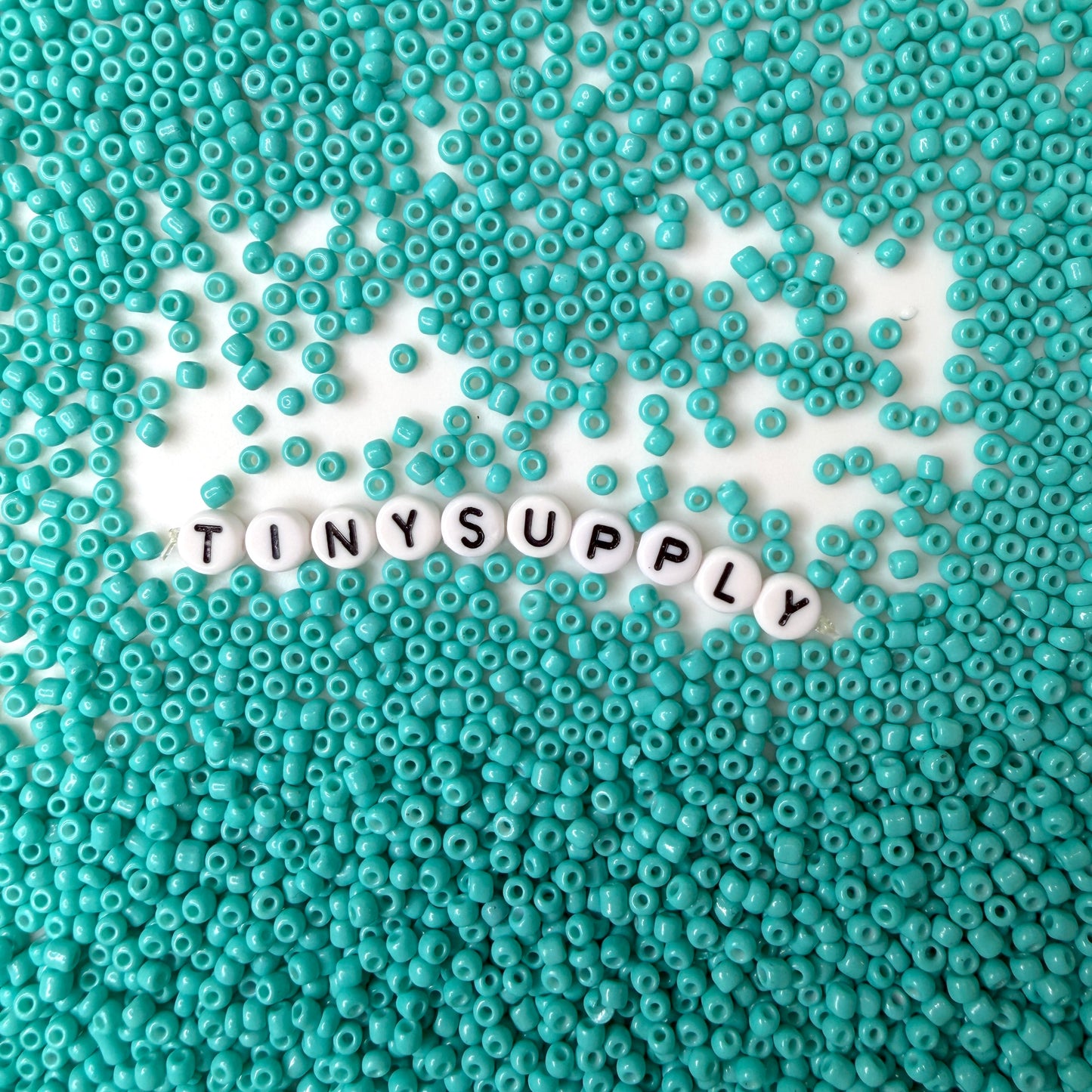 3MM Cyan 8/0 Glass Seed Beads (S036-13) D41-16