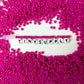 3MM Fuchsia 8/0 Glass Seed Beads (S036-03) D41-35