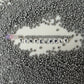 3MM Silver 8/0 Glass Seed Beads (S036-14) D41-36