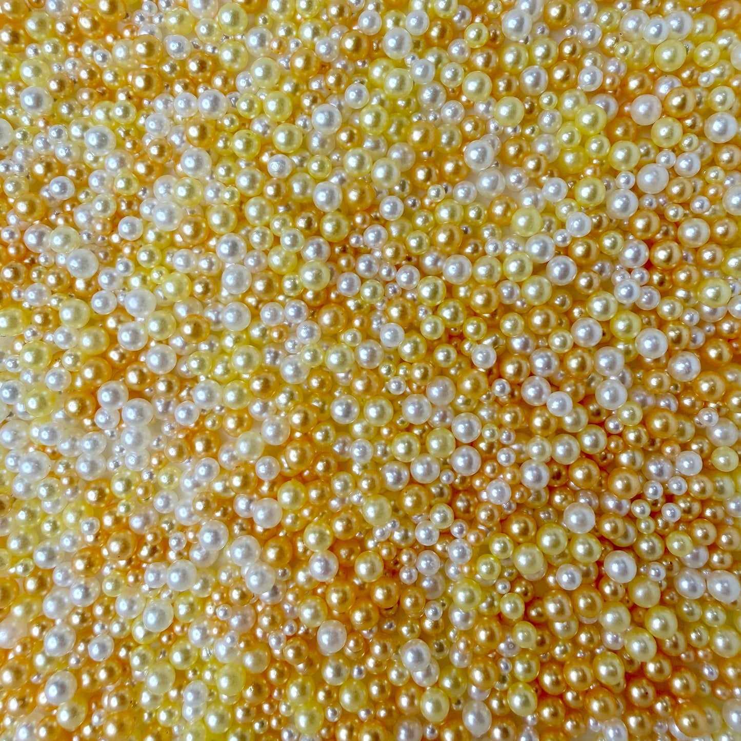 Mixed No Hole Gold Pearls (2.5MM-5MM; NOT EDIBLE) D12-02
