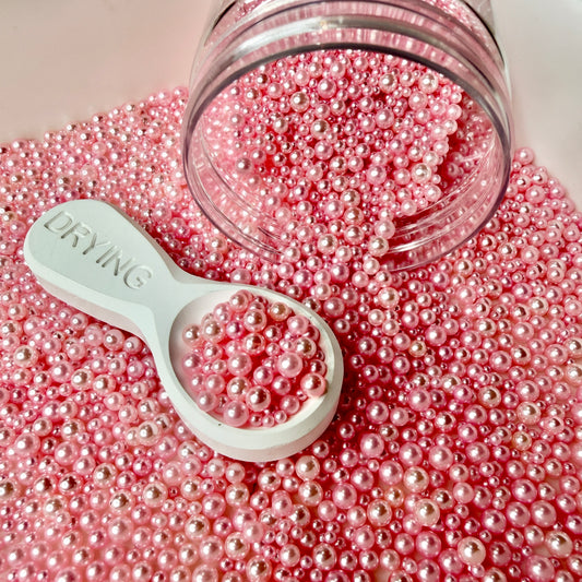 Light Pink No Hole Pearls Slime (2.5MM-5MM; NOT EDIBLE) D12-04