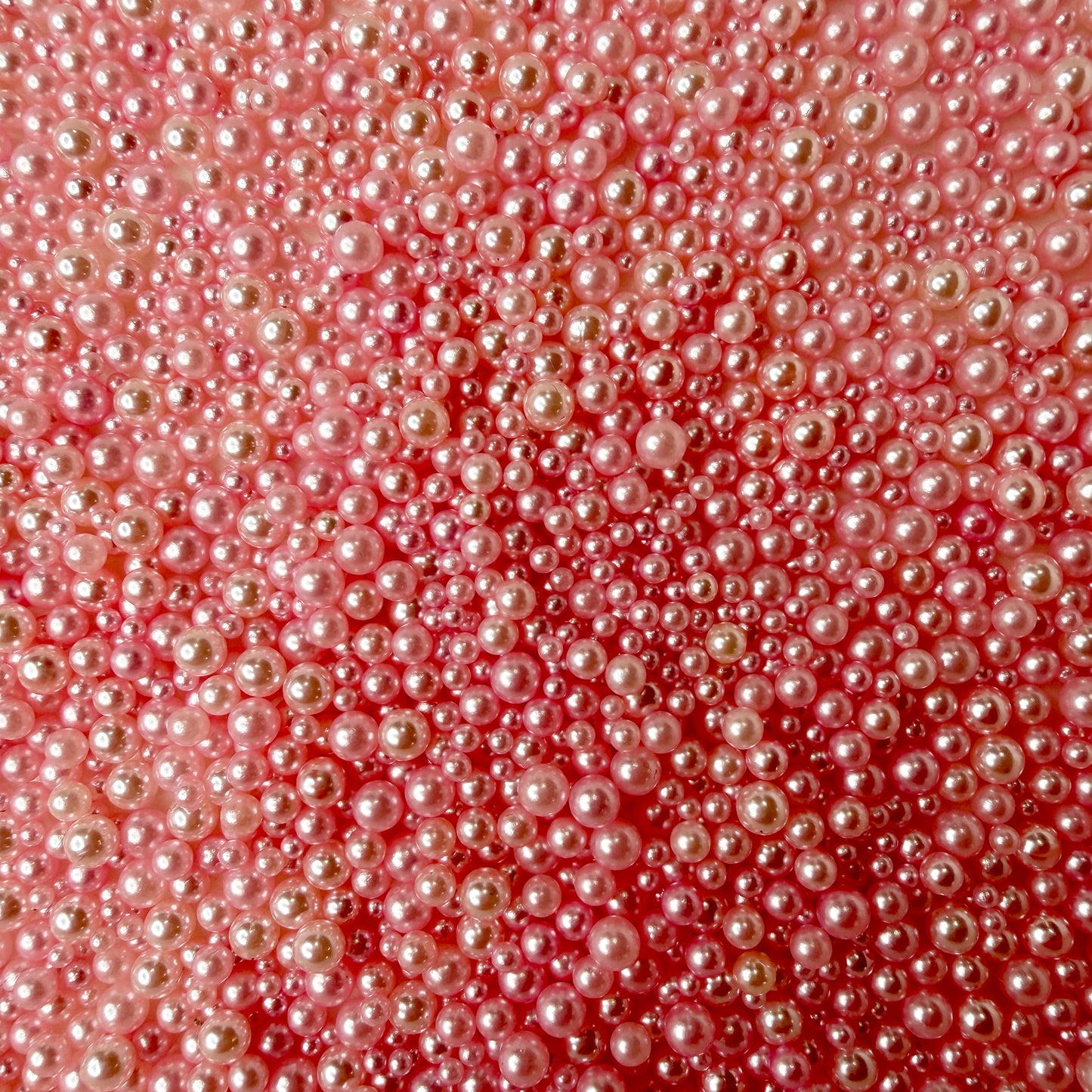 Light Pink No Hole Pearls Slime (2.5MM-5MM; NOT EDIBLE) D12-04
