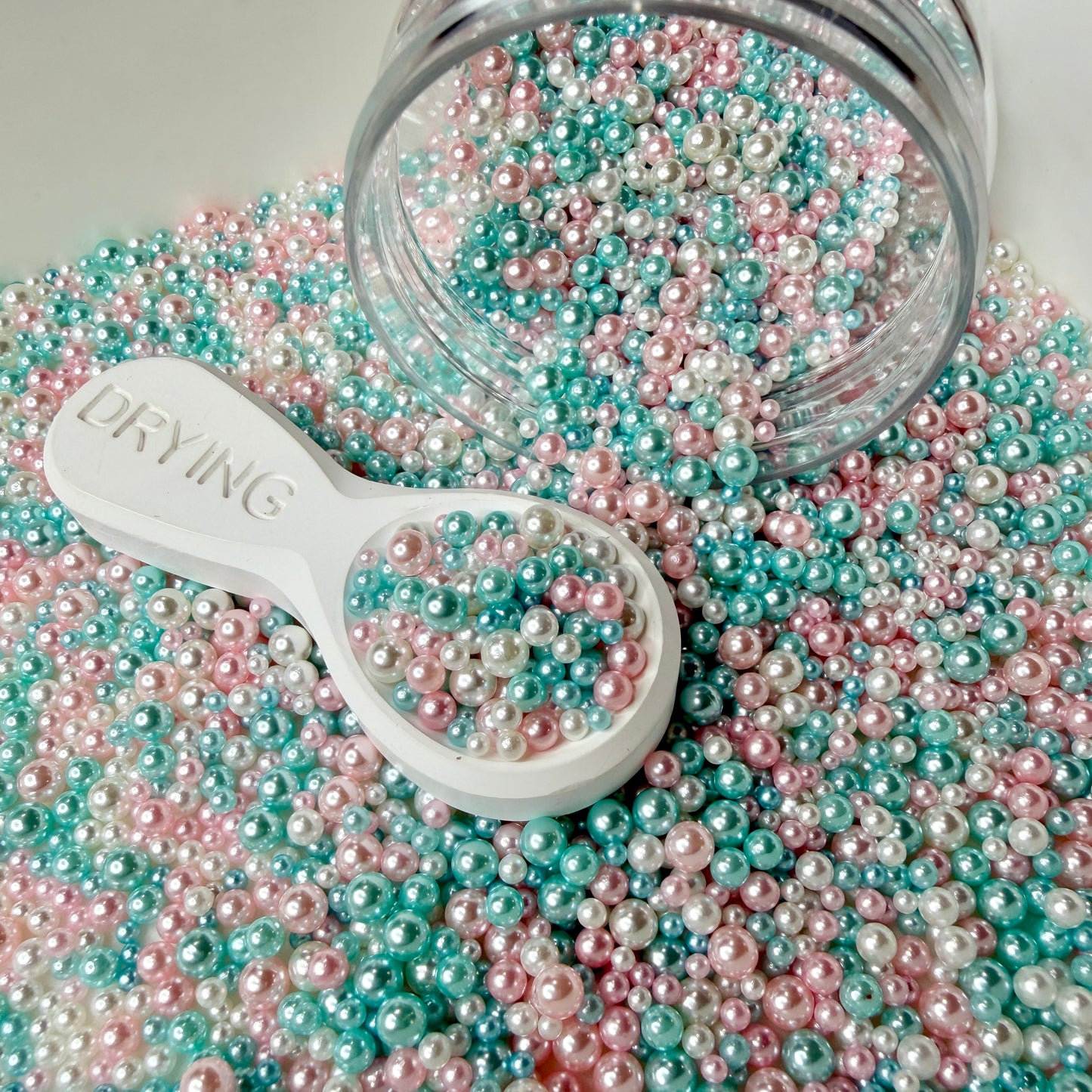 Mixed No Hole Blue Pink Pearls (2.5MM-5MM; NOT EDIBLE) D12-05