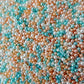 Mixed No Hole Blue Tan Pearls (1.5MM-5MM; NOT EDIBLE) D12-06