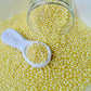 Yellow No Hole Pearls (2.5MM-5MM; NOT EDIBLE) D12-12