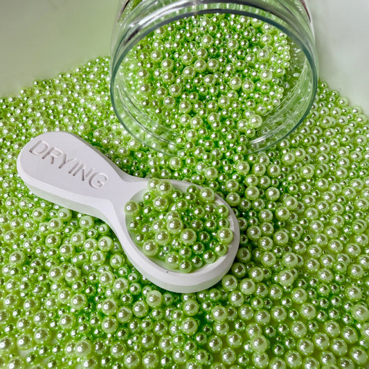 Light Green No Hole Pearls (2.5MM-5MM; NOT EDIBLE) D12-13