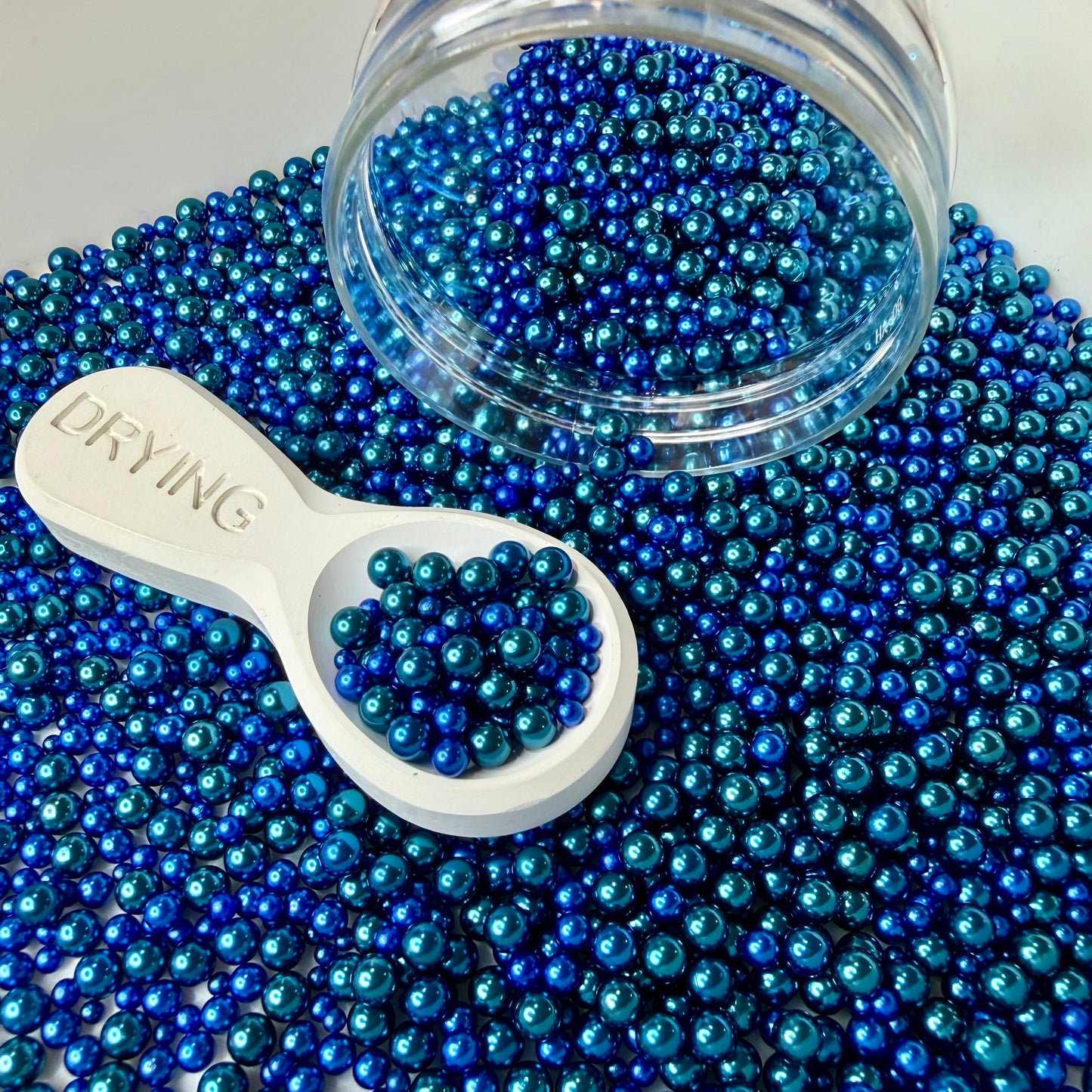 Mixed No Hole Dark Blue Pearls (2.5MM-5MM; NOT EDIBLE) D12-18